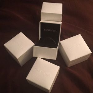PANDORA 5 CHARMS BOXES, NEW